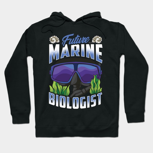 Cute Future Marine Biologist Biology Student Hoodie by theperfectpresents